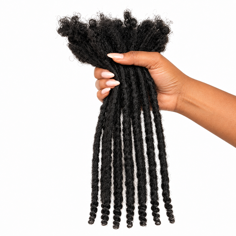 Extensions de Locks Texturées 100% Naturelles | Dreadlocks Effet Mature Cheveux Humains