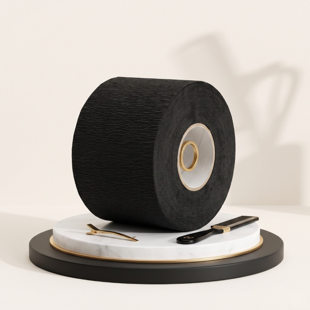 Rouleau Bande Tour de Cou Coiffure & Barber - Papier Jetable Protection Hygiénique