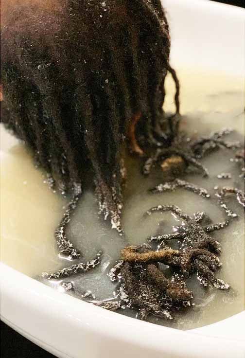 Boule Effervescente Détox / Décapage pour Locks au Citron Vert et Basilic - Dreadlocks - Center