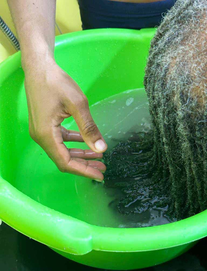 Boule Effervescente Détox / Décapage pour Locks au Citron Vert et Basilic - Dreadlocks - Center