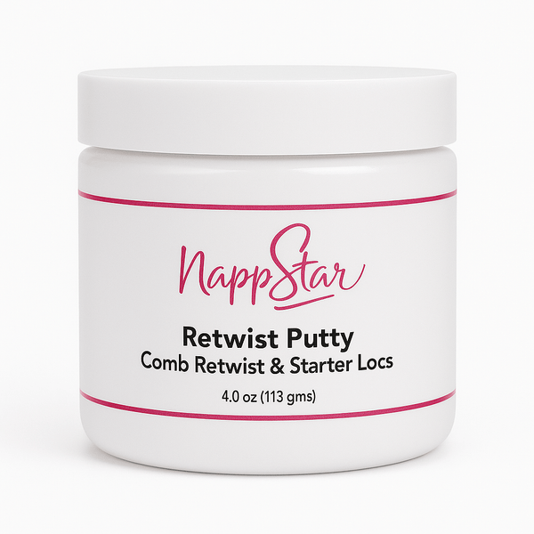 Pâte Coiffante NappStar – Retwist Putty pour locks - Dreadlocks - Center