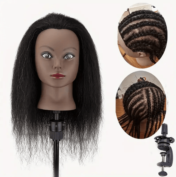 Tête à coiffer cheveux courts afro bouclés - Dreadlocks - Center